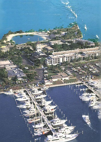 Key Largo’s Ocean Reef Club - with the four million dollar slip © SW